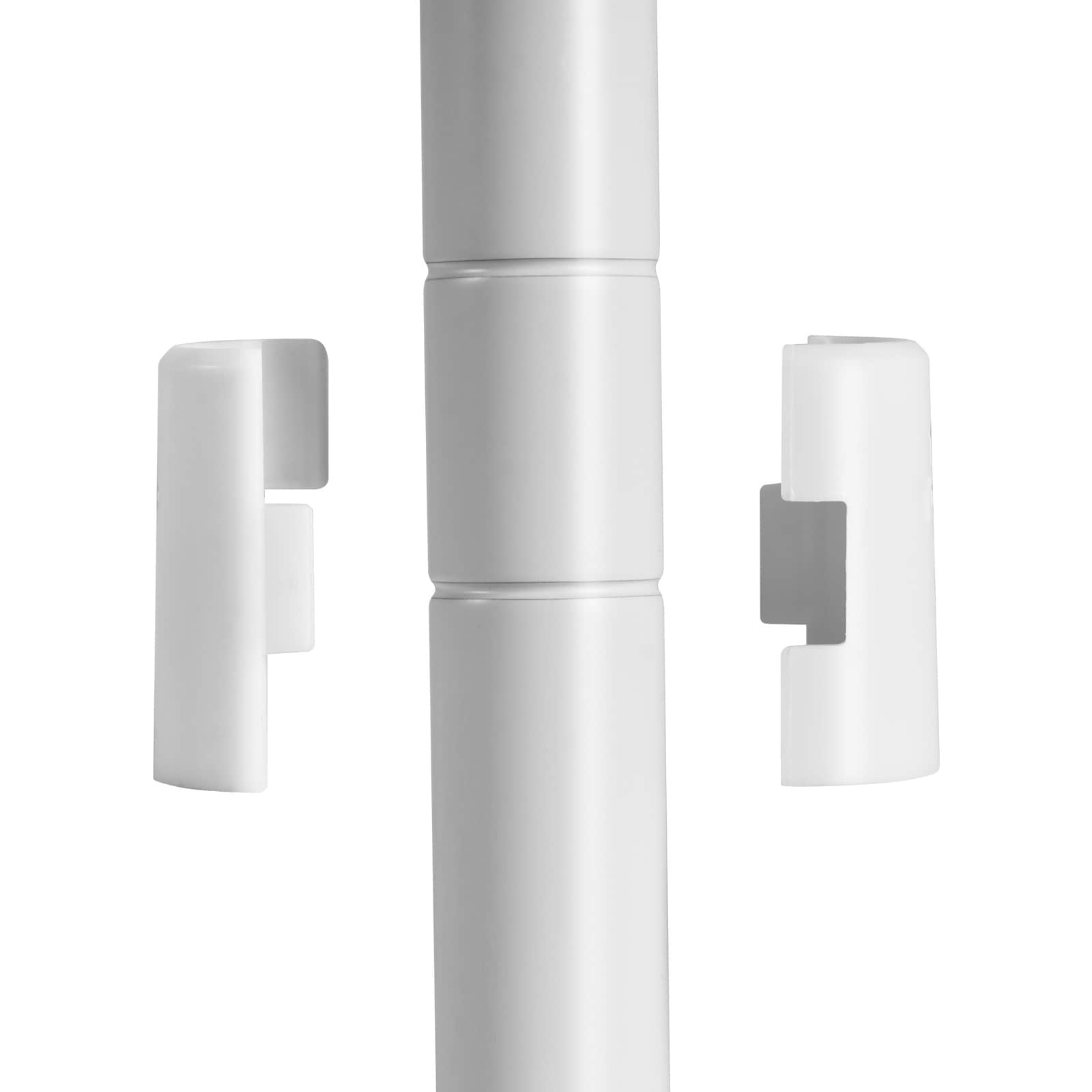 Over The Washer And Dryer Storage Shelf, 3 Tier Laundry Room Drying Rack With Hanger Rod And Hooks, Adjustable Over Washer And Dryer Shelves, Laundry Room Shelf Storage Space Saver, White_maomaolike.com